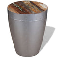 Vidaxl Aviator Stool Solid Reclaimed Wood 14.2 X17.3