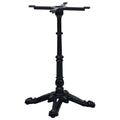 Vidaxl Bistro Table Leg Black Cast Iron Standard Durable 20.5 X 20.5 X 28.3 In