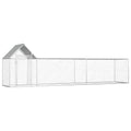 Vidaxl Chicken Coop 16.4X3.3X4.9 Galvanized Steel.