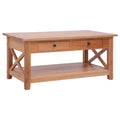 Vidaxl Coffee Table 39.4 X21.7 X18.1 Solid Mahogany Wood