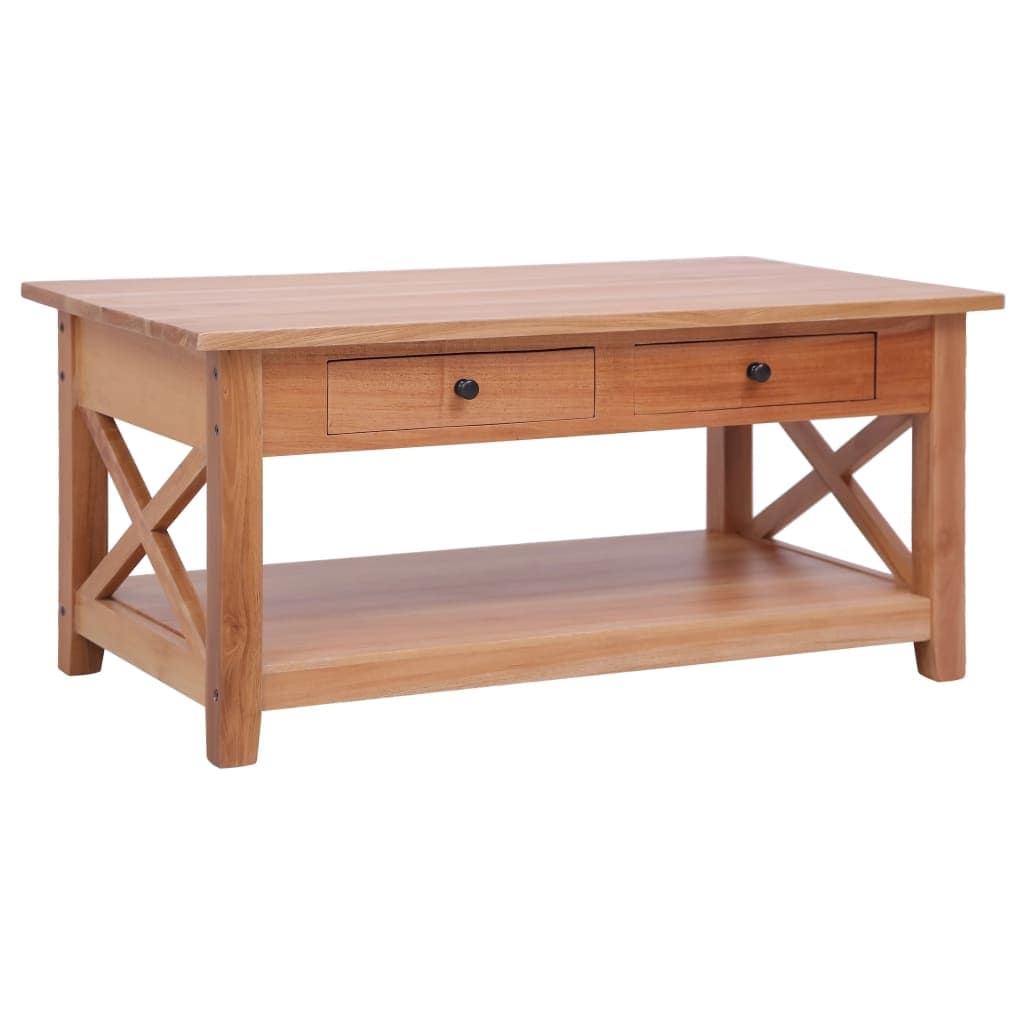 Vidaxl Coffee Table 39.4 X21.7 X18.1 Solid Mahogany Wood