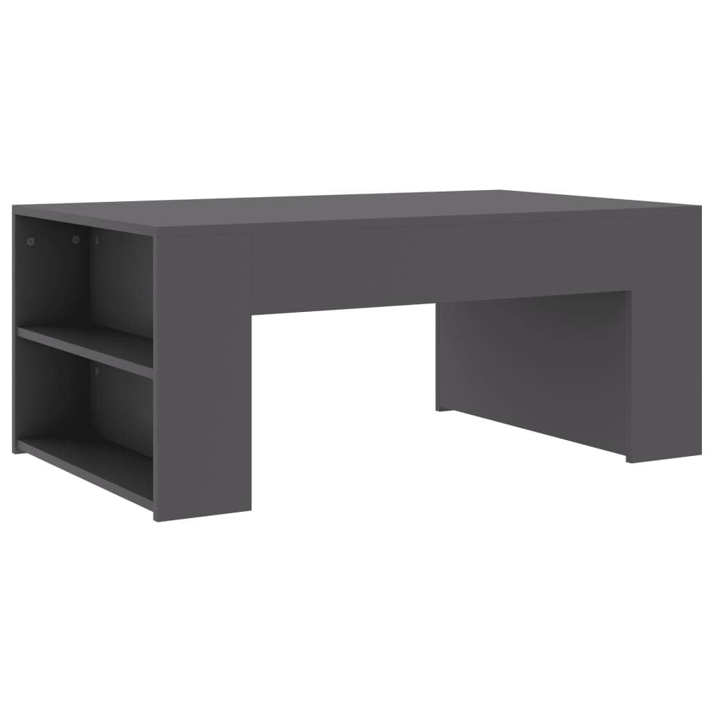 Vidaxl Coffee Table Gray 39.4 X23.6 X16.5 Chipboard