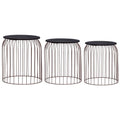 Vidaxl Coffee Tables 3 Pcs Copper