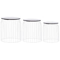 Vidaxl Coffee Tables 3 Pcs White
