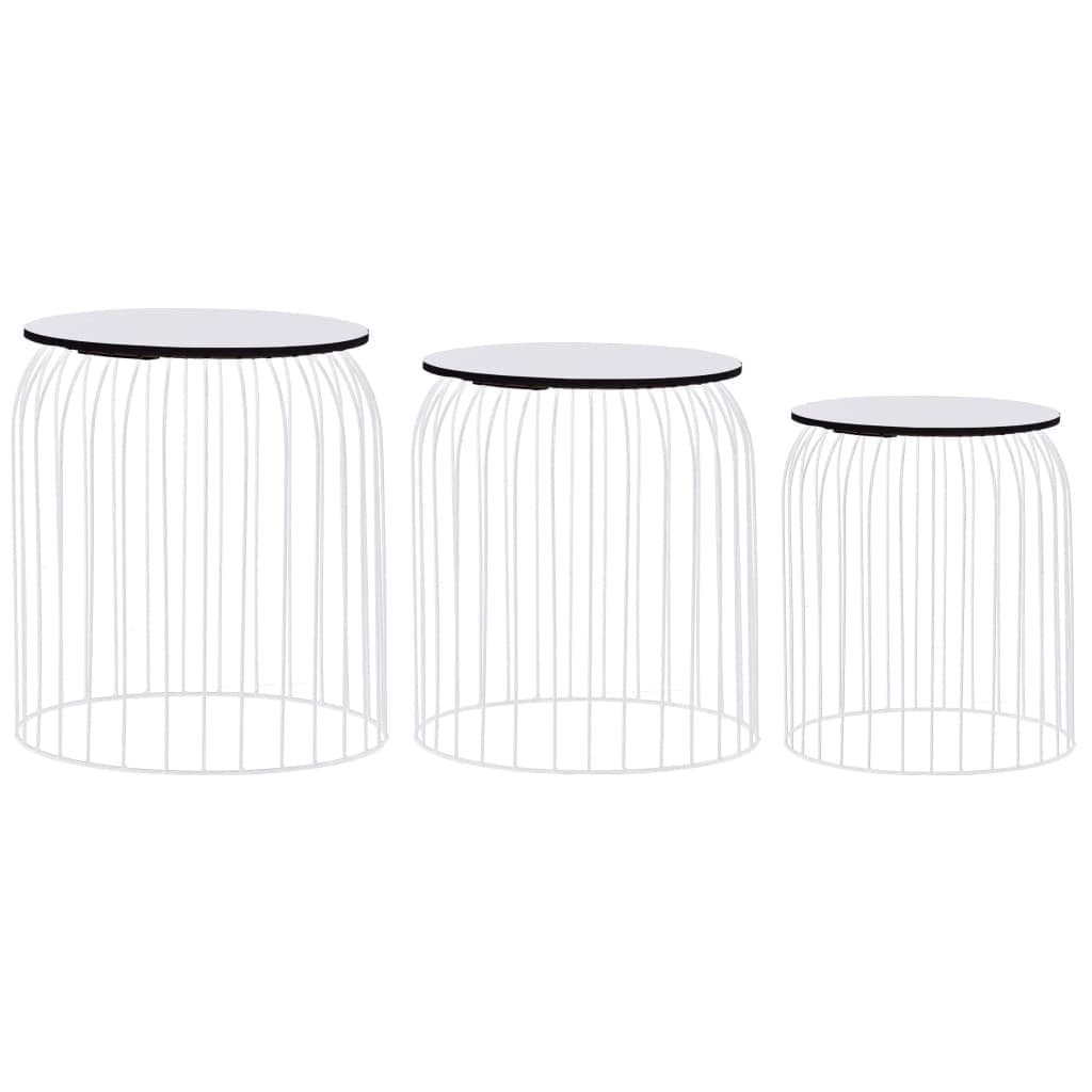 Vidaxl Coffee Tables 3 Pcs White