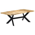 Vidaxl Dining Table 78.7 X39.4 X29.5 Solid Mango Wood Brown