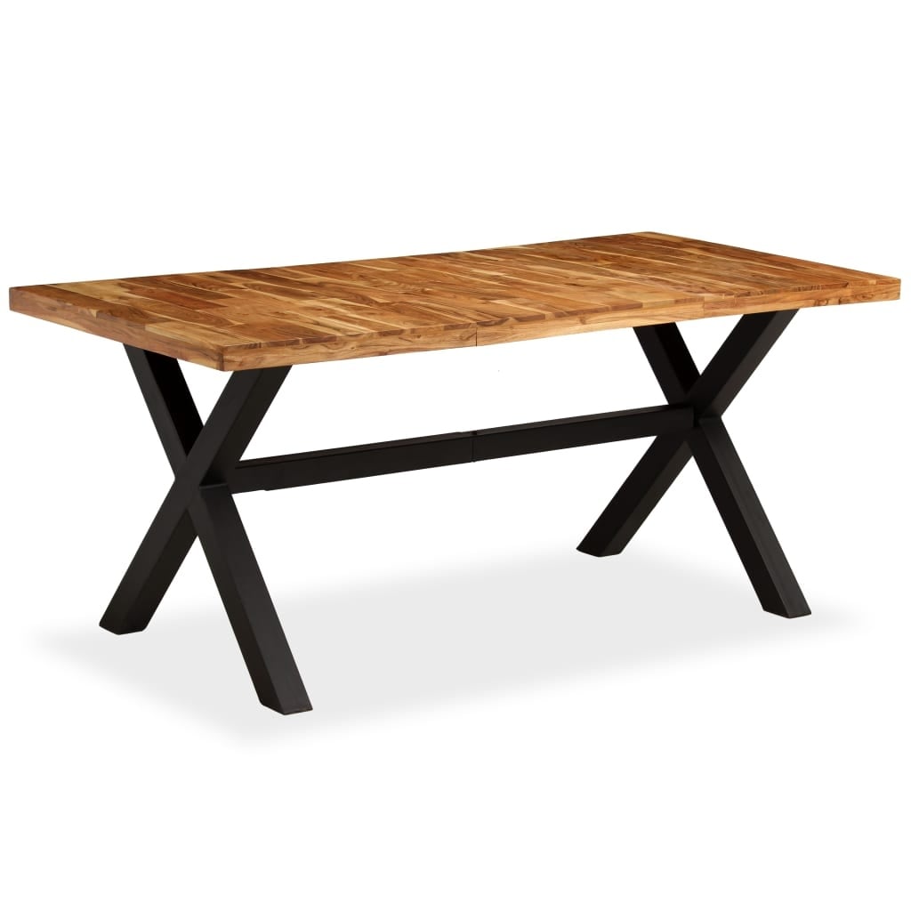 Vidaxl Dining Table Solid Acacia And Mango Wood 70.9 X35.4 X29.9