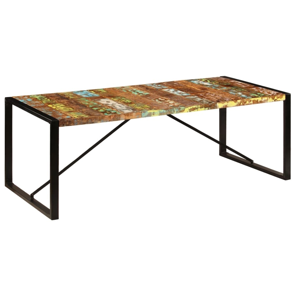 Vidaxl Dining Table Solid Reclaimed Wood Multi Sizes Multicolour