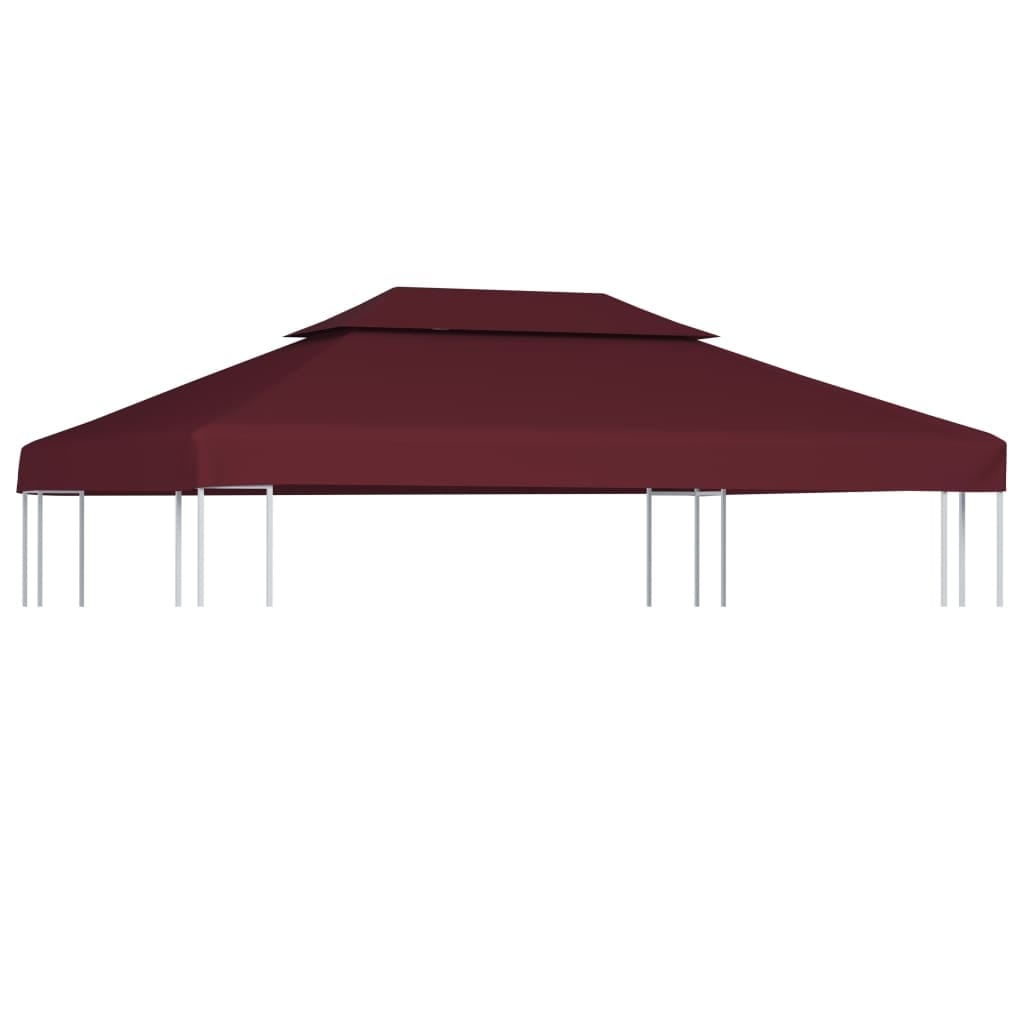 Vidaxl 2 Tier Gazebo Top Cover 0.68Lb M 157.5 X118.1 4 Colors