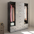 Vidaxl Modular Cabinet With 18 Compartments 14.6 X57.5 X71