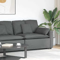 Vidaxl Modular Sofa Armrest End Module With Cushions Dark Gray 39.4 44.1 X 41.3 X 25.2