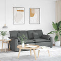 Vidaxl Modular Sofa With Cushions Dark Gray 88.2 X 41.3 X 25.2