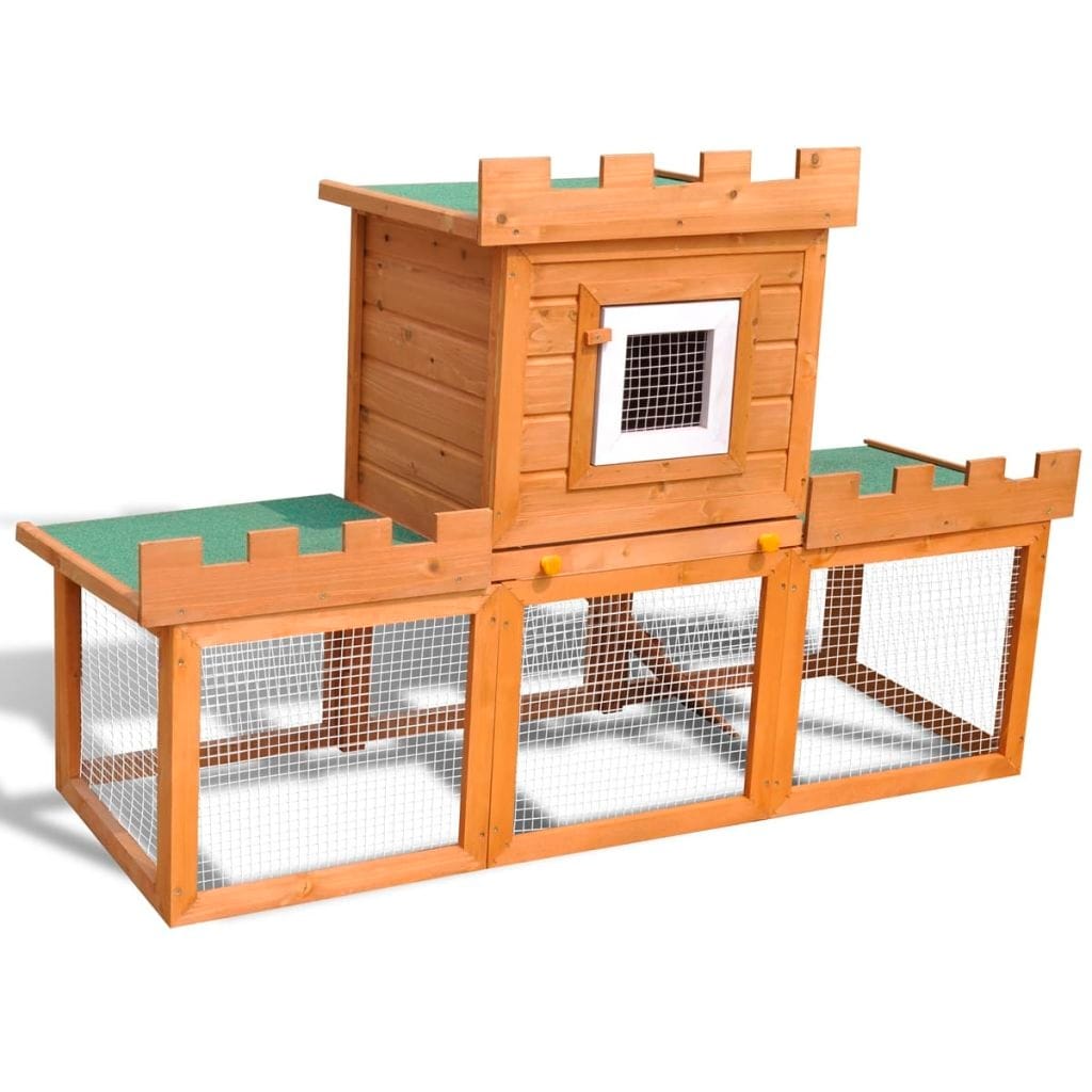 Vidaxl Outdoor Large Rabbit Hutch House Pet Cage Single