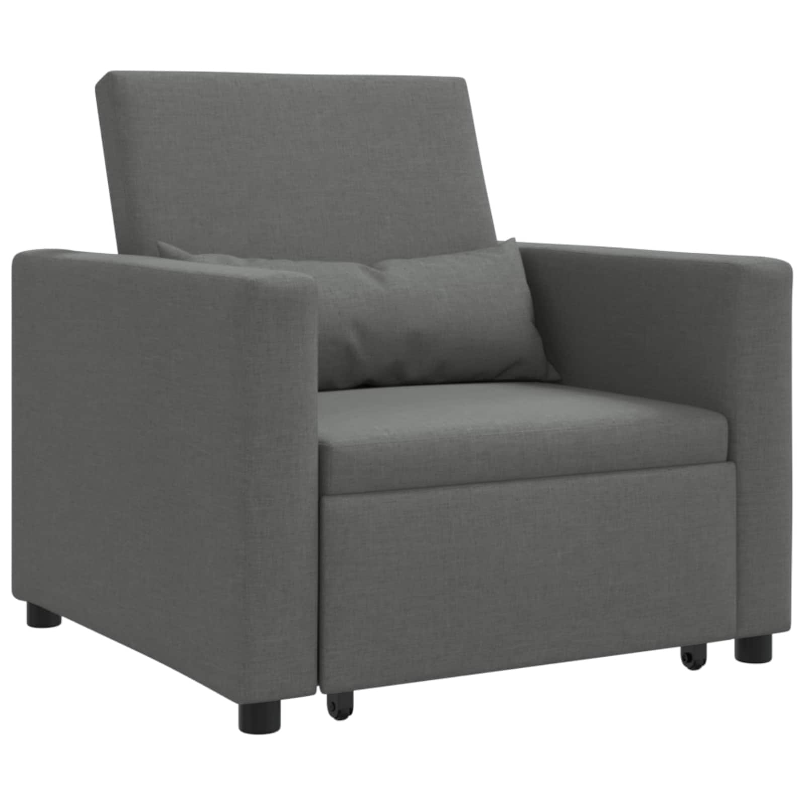 Vidaxl Pull Out Sofa Bed Single 35.43 X 64.96 X 34.25 In