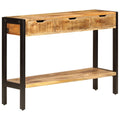 Vidaxl Sideboard With 3 Drawers 43.3 X13.8 X29.5 Solid Mango Wood