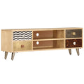 Vidaxl Tv Cabinet 47.2 X11.8 X15.7 Solid Mango Wood