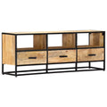 Vidaxl Tv Cabinet 47.2 X11.8 X17.7 Solid Mango Wood