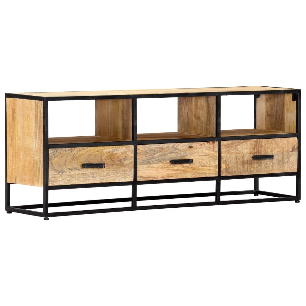 Vidaxl Tv Cabinet 47.2 X11.8 X17.7 Solid Mango Wood