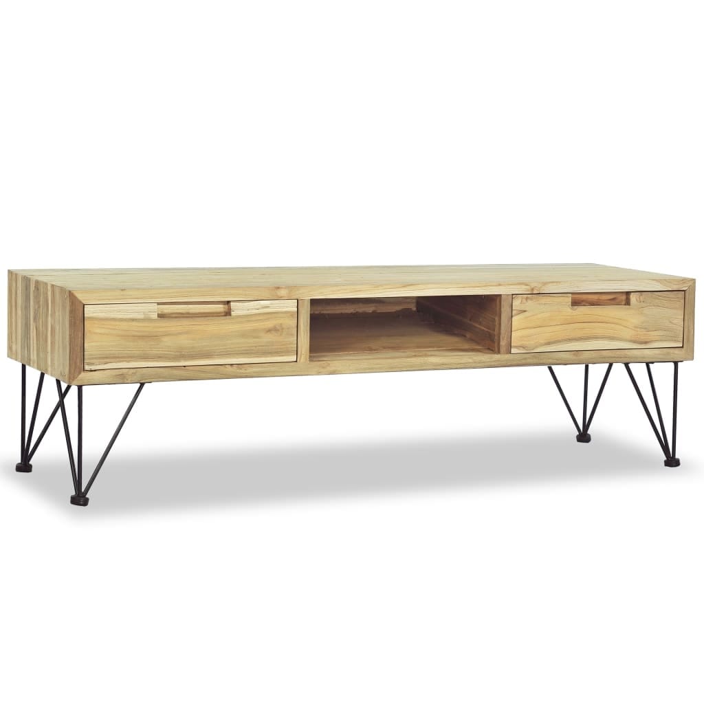 Vidaxl Tv Cabinet 47.2 X13.8 X13.8 Solid Teak