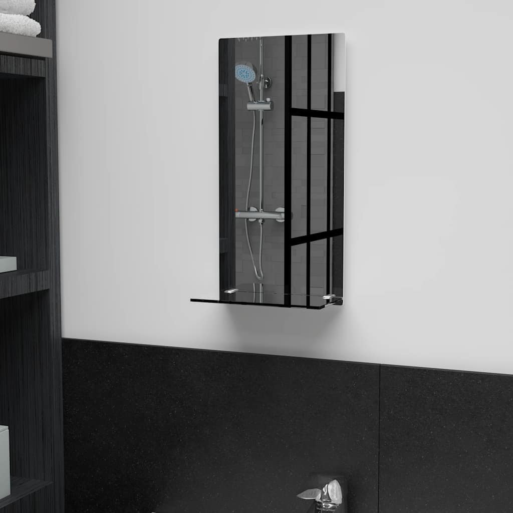 Vidaxl Wall Mirror Transparent Tempered Glass In Mirror