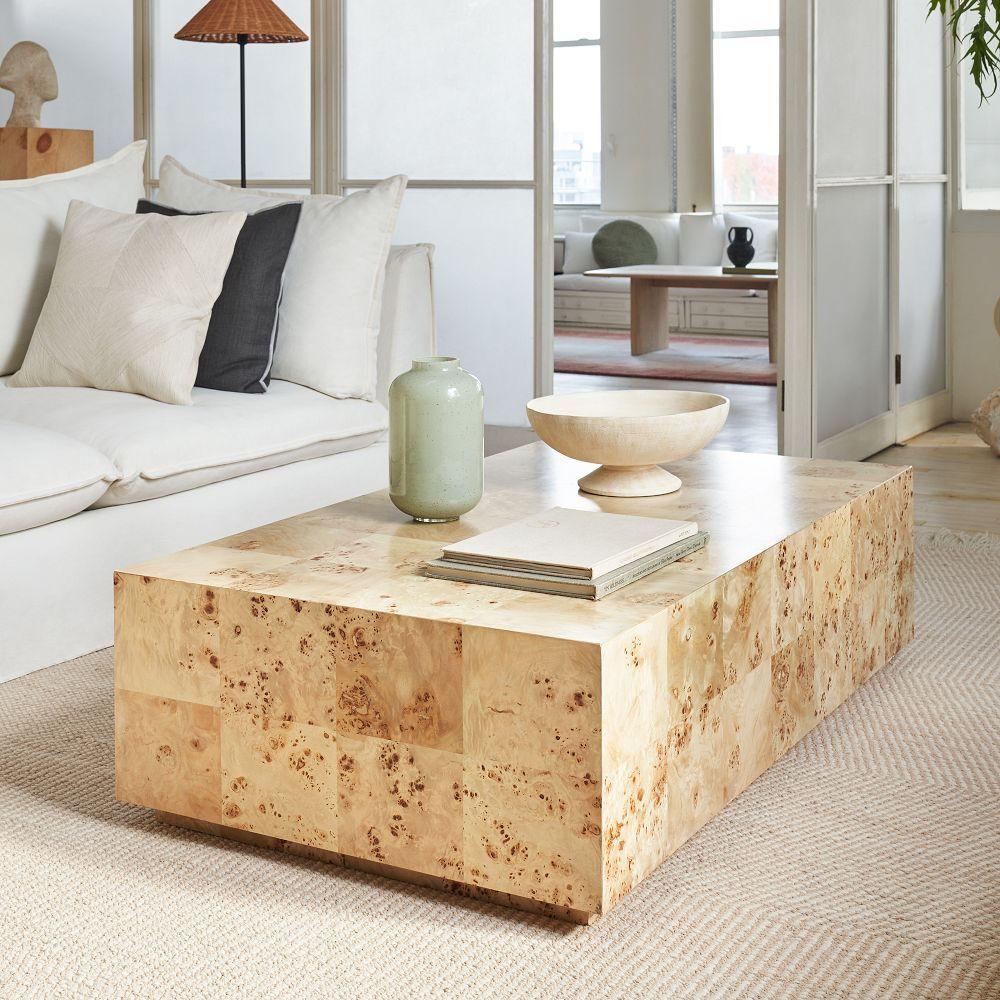 Volume Coffee Table (127 cm) - Burl