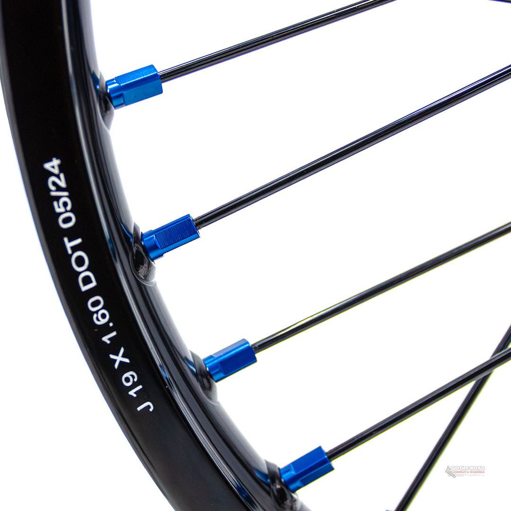 Warp 9 Sur Ron Light Bee Front Wheel Blue 19″