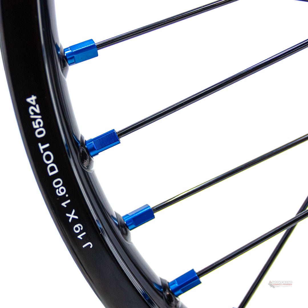 Warp 9 Sur Ron Light Bee Front Wheel Blue 19″