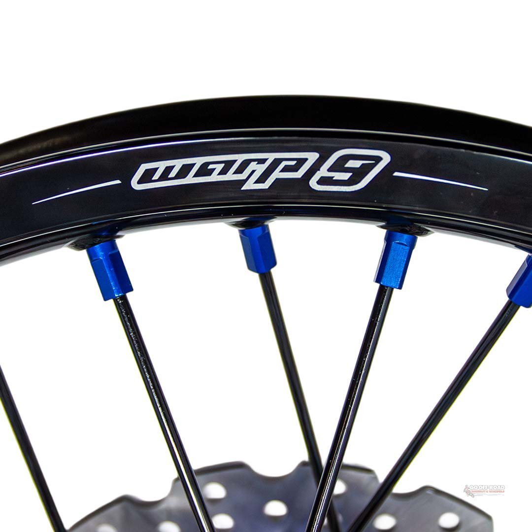 Warp 9 Ultra Bee Rear Wheel Blue 18″
