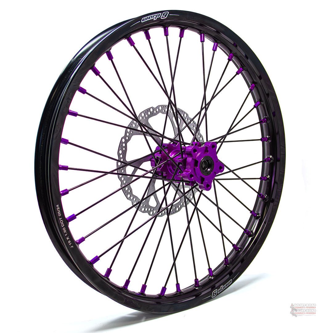 Warp 9 Sur Ron Light Bee Rear Wheel Purple 19″