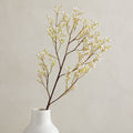 Faux White Berry Branch