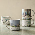 Winter Activities Ceramic Mug Sets