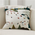 Winter Activities Cushion Cover