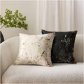 Winter Sprigs Brocade Cushion Cover