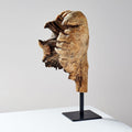 Wood Tree Ear Object on Stand