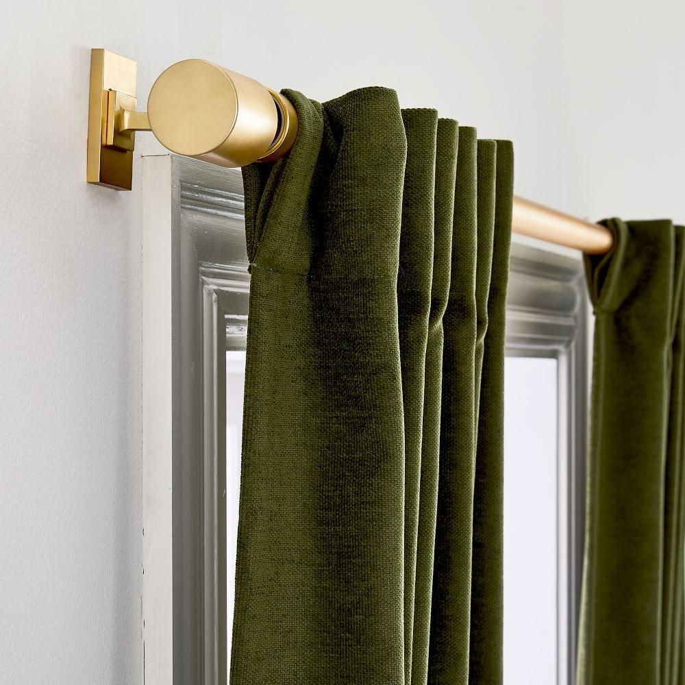 Worn Velvet Curtain