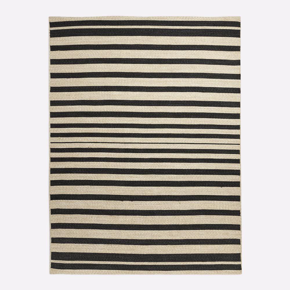 Woven Cable Stripe Performance Rug