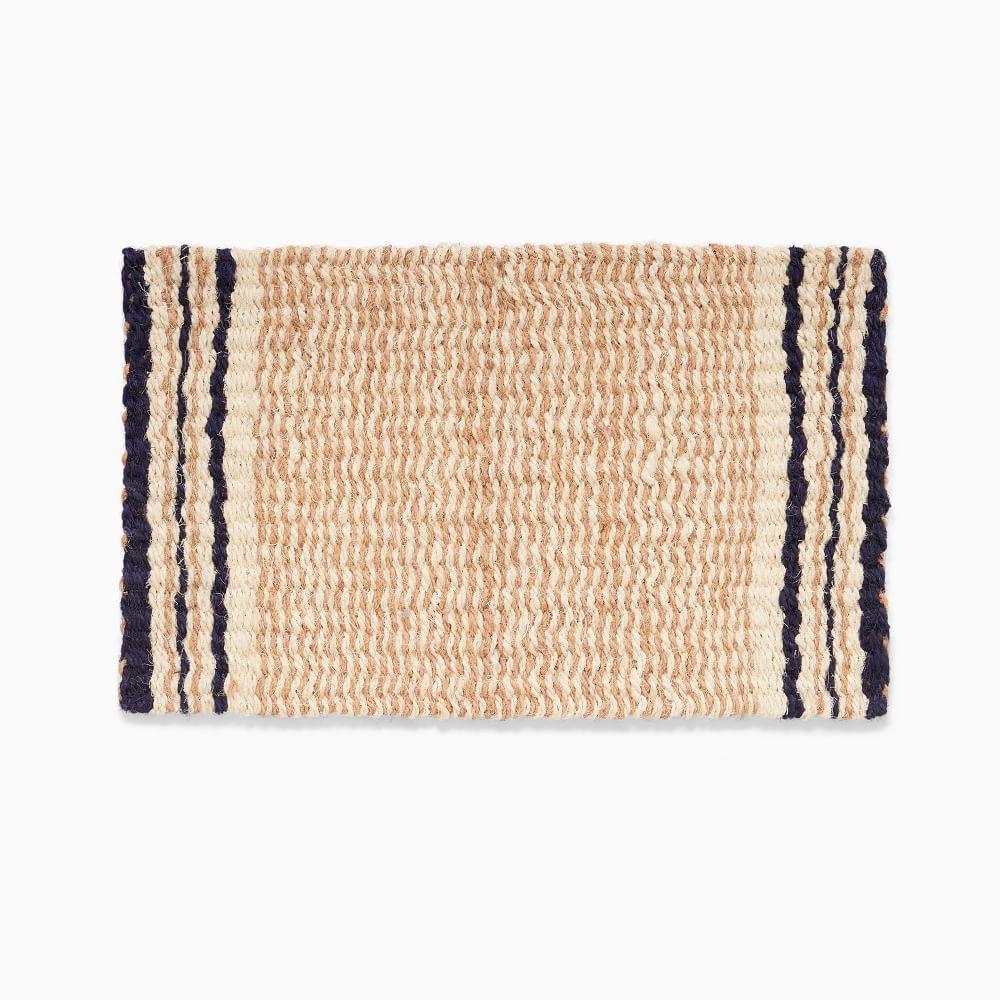 Woven Coir Striped Doormat