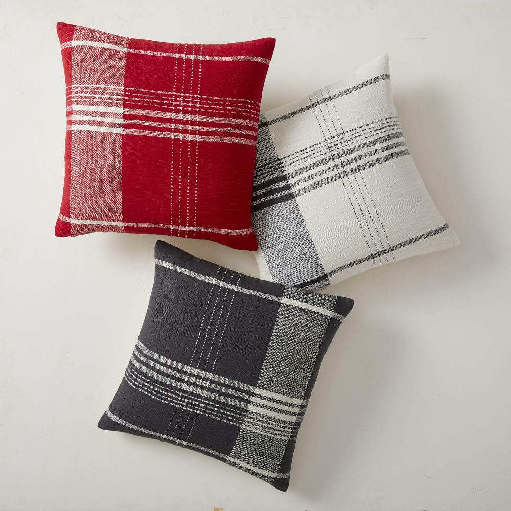 Woven Origin Plaid Pillow Cover