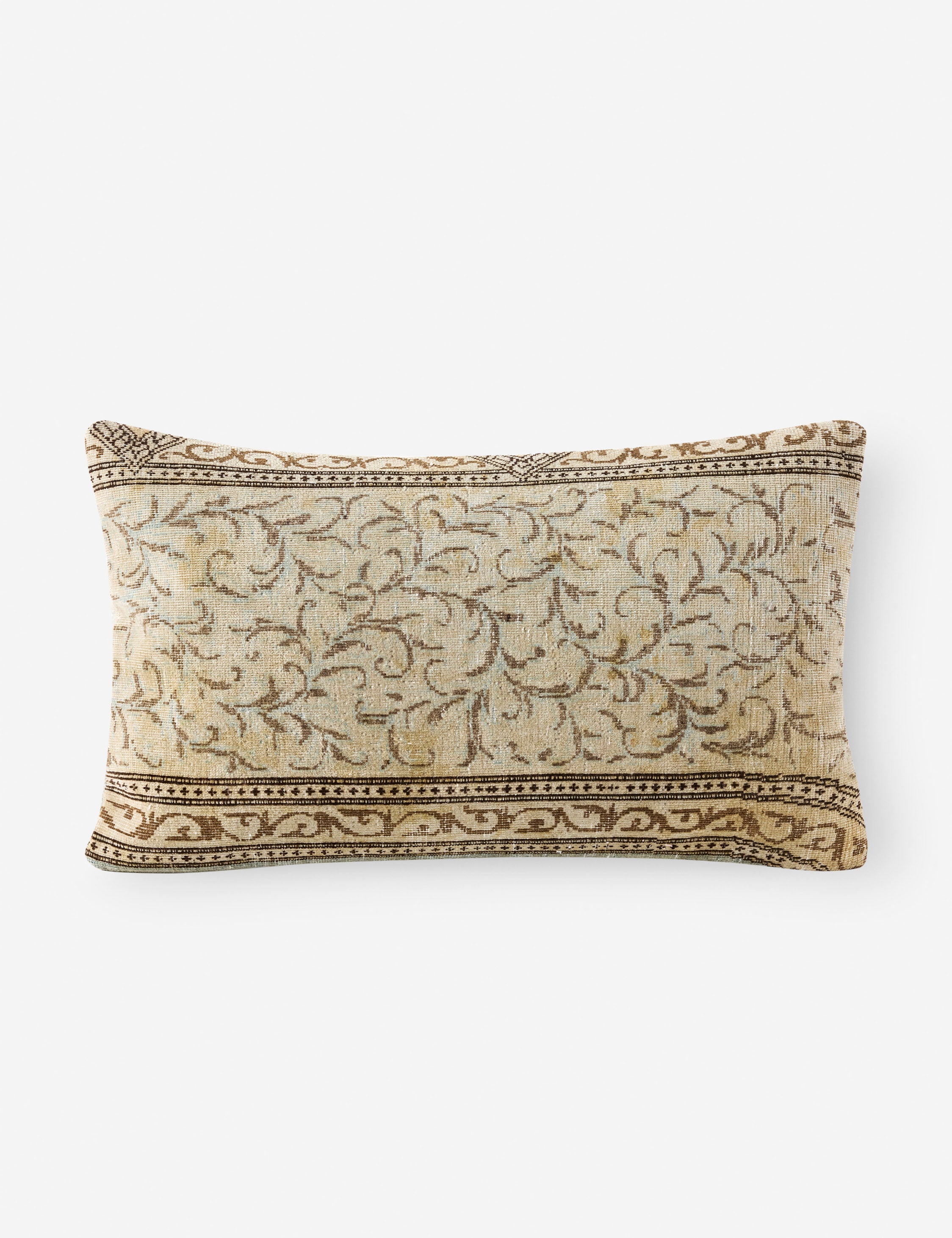 Vintage Lumbar Pillow No. 316, 16in x 26in