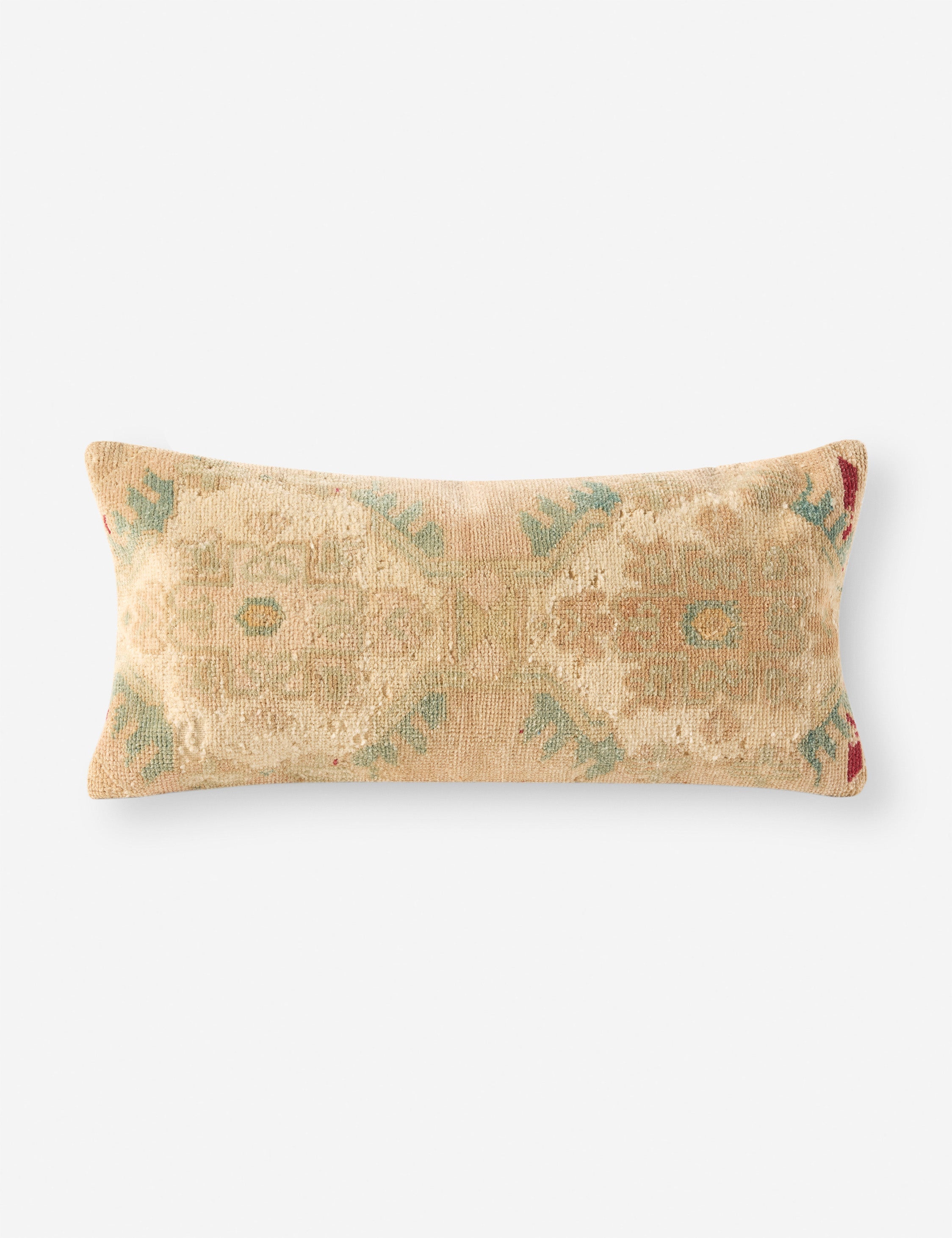 Vintage Lumbar Pillow No. 304, 12in x 26in