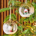 Yeti Glass Baubles