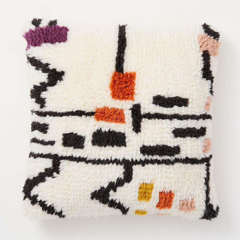 Zigzag Shag Cushion Cover