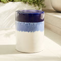 Zoe Ceramic Outdoor Round Side Table (33 cm)